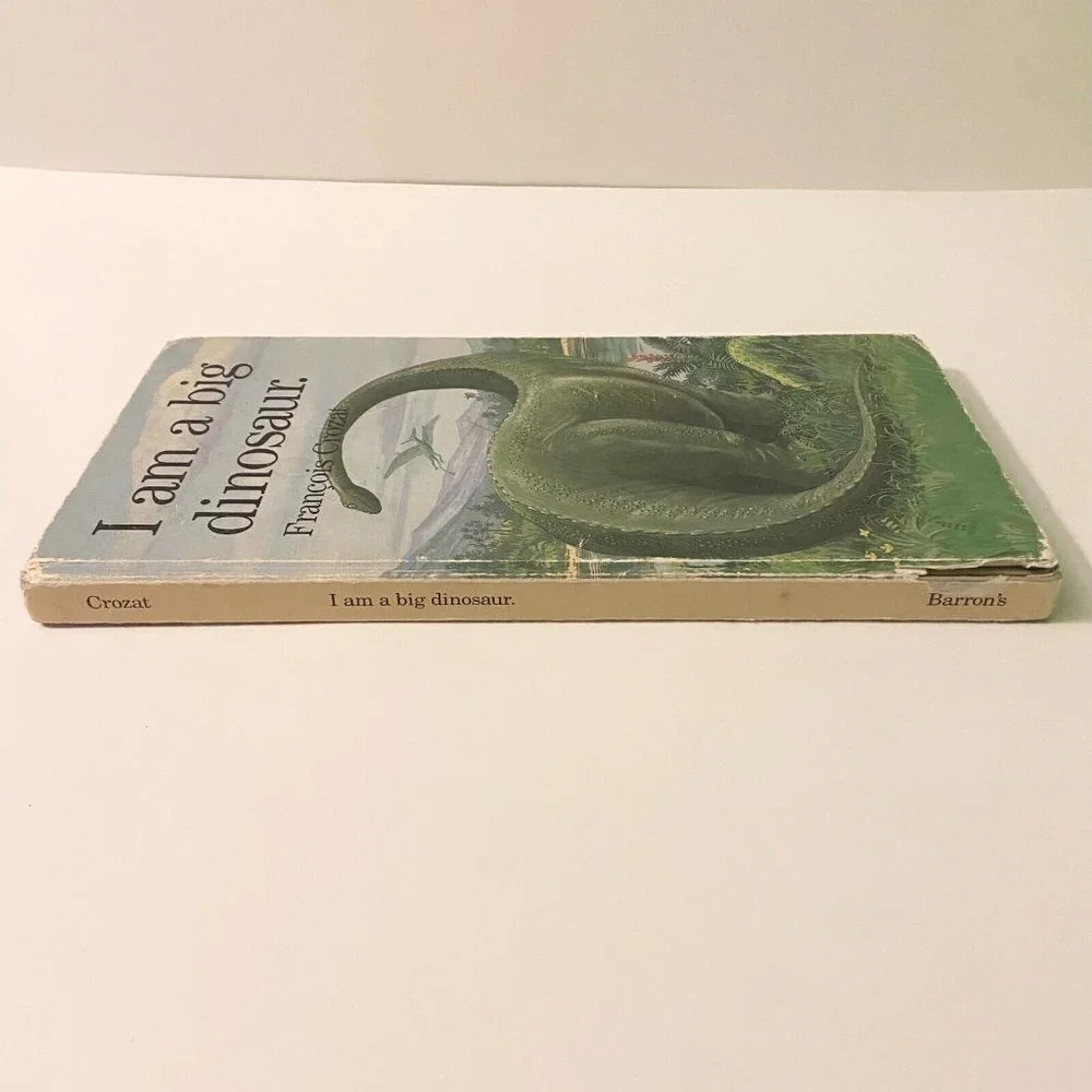 Vintage 1989 I Am  a Big Dinosaur Book Francois Crozat - Picture 3 of 16